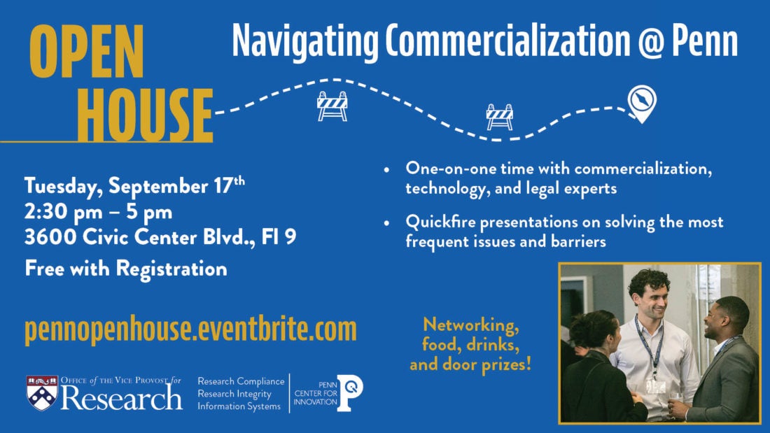 Navigating Commercialization at Penn: Open House